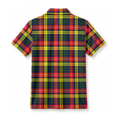 McIndoe Tartan Crest Birdseye Mesh Polo Shirt