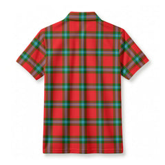 McLaine of Loch Buie Tartan Crest Birdseye Mesh Polo Shirt