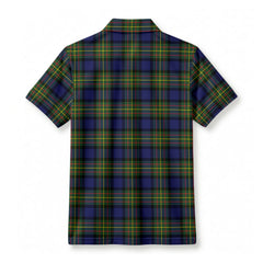 McLaren Modern Tartan Crest Birdseye Mesh Polo Shirt