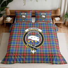 Bethune Modern Tartan Crest Bedding Set