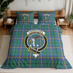 Carmichael Ancient Tartan Crest Bedding Set