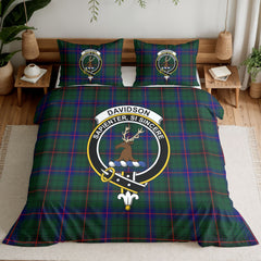 Davidson Modern Tartan Crest Bedding Set