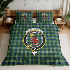 Spottiswood Tartan Crest Bedding Set
