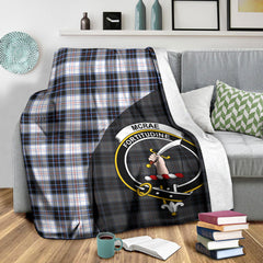 McRae Dress Modern Tartan Crest Blanket Wave Style