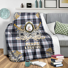 McRae Dress Modern Tartan Gold Courage Symbol Blanket