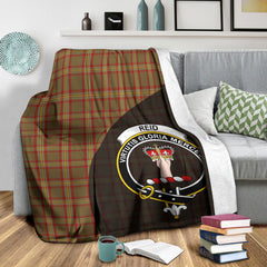 Reid Ancient Tartan Crest Blanket Wave Style