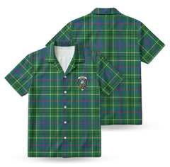 Duncan Ancient Tartan Crest Hawaiian Shirt