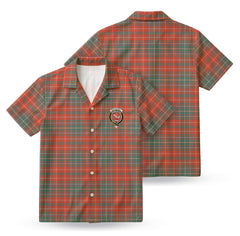 MacDougall Ancient Tartan Crest Hawaiian Shirt