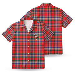 MacFarlane Modern Tartan Crest Hawaiian Shirt