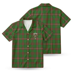 MacKinnon Hunting Modern Tartan Crest Hawaiian Shirt