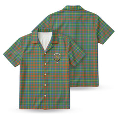 MacKintosh Hunting Ancient Tartan Crest Hawaiian Shirt