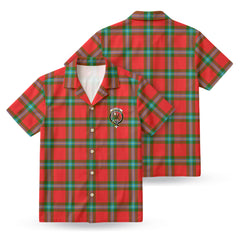 MacLaine of Loch Buie Tartan Crest Hawaiian Shirt