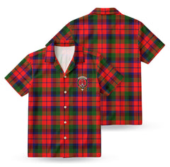MacNaughten Tartan Crest Hawaiian Shirt