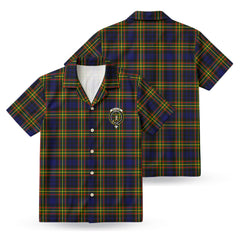 McLellan Modern Tartan Crest Hawaiian Shirt