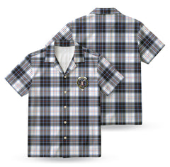 McRae Dress Modern Tartan Crest Hawaiian Shirt