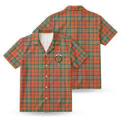 Scott Ancient Tartan Crest Hawaiian Shirt