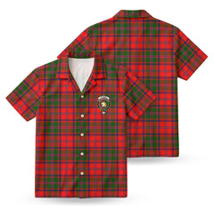 Stewart of Appin Modern Tartan Crest Hawaiian Shirt