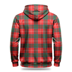 Chisholm Modern Tartan Crest Hoodie