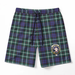 Allardice Tartan Crest Men's Beach Shorts