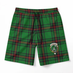 Anstruther Tartan Crest Men's Beach Shorts