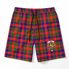 Gow (or McGouan) Tartan Crest Men's Beach Shorts