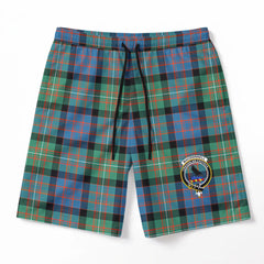 MacDonnell of Glengarry Ancient Tartan Crest Men's Beach Shorts