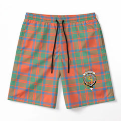 MacKintosh Ancient Tartan Crest Men's Beach Shorts
