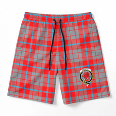 Moubray Tartan Crest Men's Beach Shorts