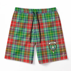 Muirhead Tartan Crest Men's Beach Shorts
