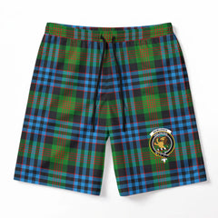 Newlands Tartan Crest Men's Beach Shorts