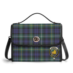 Campbell Argyll Modern Tartan Crest Satchel Bag