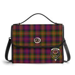 Carnegie Modern Tartan Crest Satchel Bag