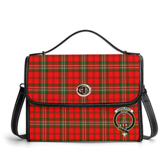 Langlands Tartan Crest Satchel Bag