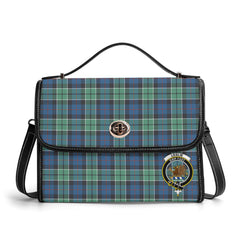 Leslie Hunting Ancient Tartan Crest Satchel Bag