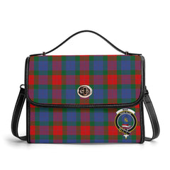 Mar Tartan Crest Satchel Bag