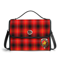 McIver Modern Tartan Crest Satchel Bag