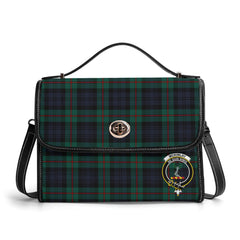 McKinlay Modern Tartan Crest Satchel Bag