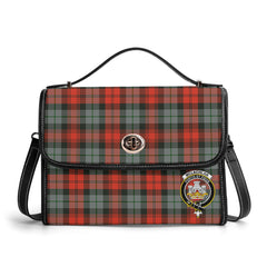 McLachlan Weathered Tartan Crest Satchel Bag