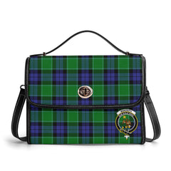Monteith Tartan Crest Satchel Bag