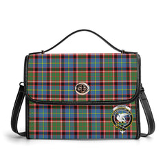 Norvel (or Norvill) Tartan Crest Satchel Bag