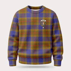 Balfour Modern Tartan Crest Sweater