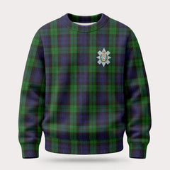 Black Watch Tartan Crest Sweater