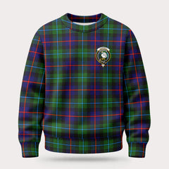 Campbell of Cawdor Modern Tartan Crest Sweater