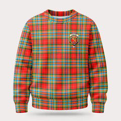 Chattan Tartan Crest Sweater
