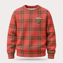 Grant Weathered Tartan Crest Sweater