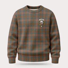 Kennedy Weathered Tartan Crest Sweater