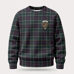 Leslie Hunting Modern Tartan Crest Sweater