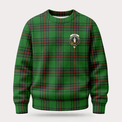 Logie Tartan Crest Sweater