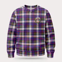 MacDonald Dress Modern Tartan Crest Sweater