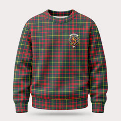 MacKintosh Hunting Modern Tartan Crest Sweater